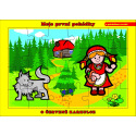 Teddies Puzzle deskové O Červené Karkulce 26x17cm 24 dílků Moje první pohádky