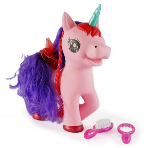 Mac Toys Jednorożec z dźwiękiem, różowy