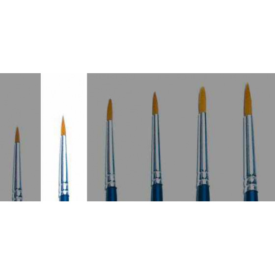 Italeri Brush Synthetic Round - SINGLE PACK 52202 - kulatý syntetický štětec (velikost 00)