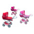 Teddies Puppenwagen Daria III tief Dreifachkombination 77x87x38cm für Puppen asst