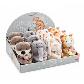 NICI plyš display Little &amp; Me 20cm, assort 12ks, plný