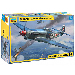Zvezda Model kit lietadlo 4831 - Yak-9-T s kanónom (1:48)