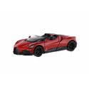 Teddies Auto Kinsmart Bugatti Mistral kov/plast 13cm na zpětné natažení 4 barvy