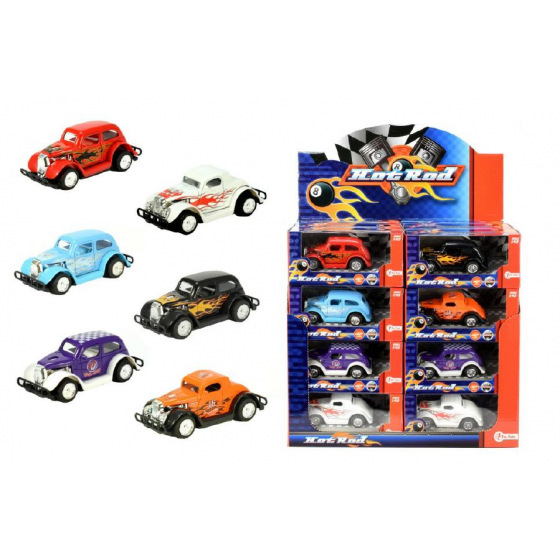 Teddies Auto Metall 9 cm mit Rückzugmechanismus, sortiert in 6 Farben