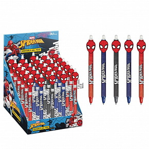 Tužka/pero gumovací Spiderman 15cm 5 druhů