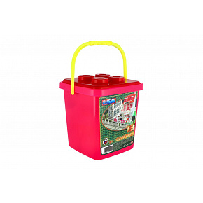 Chemoplast Stavebnica Cheva 18 Cukráreň plast 215ks v vedierku 17x22x17cm Chemoplast Stavebnica Cheva 18 Cukráreň plast 215ks v vedierku 17x22x17cm