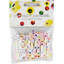 SMT Creatoys Korálky plastové abeceda 300ks 6mm v sáčku