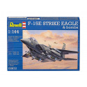 Revell Plastic ModelKit letadlo 03972 - F-15E Strike Eagle & Bombs (1:144)