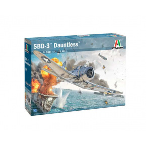 Italeri Model Kit letadlo 2841 - USN SBD-3 DAUNTLESS (1:48)