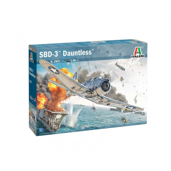 Italeri Model Kit letadlo 2841 - USN SBD-3 DAUNTLESS (1:48)