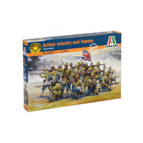 Italeri Model Kit figurky 6187 - British Infantry and Sepoys (1:72)