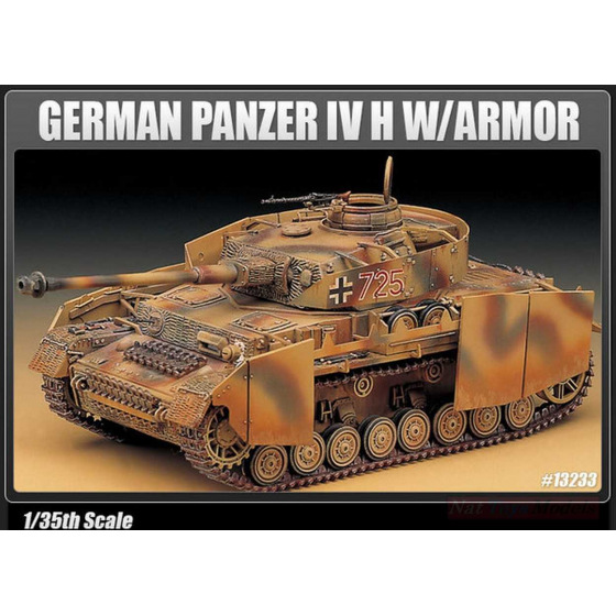 Academy Modellbausatz Panzer 13233 - DEUTSCHER PANZER IV H MIT PANZERUNG (1:35)