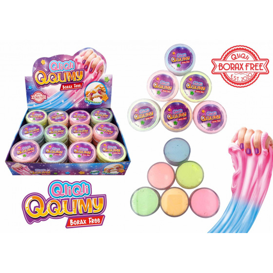 Teddies Schleim - Masse 50g neon 7x2,5cm 6 Farben