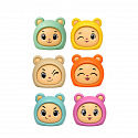 Teddies Zvířátko Makiki mačkací antistresové mix druhů v krabičce 6,5x7cm 