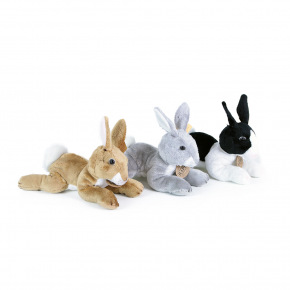 Rappa Plyšový králik ležiaci 3 druhy 18 cm ECO-FRIENDLY