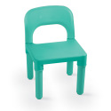 Dolu Kinder-Gartenset Tisch und 2 Stühle