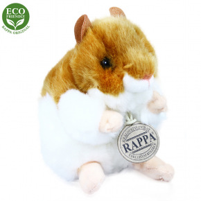 Rappa Plüsch-Hamster 13 cm ECO-FRIENDLY