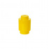 Smartlife LEGO úložný box kulatý 123 x 183 mm - žlutá