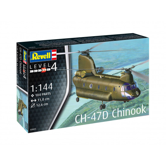 Revell ModelSet Hubschrauber 63825 - CH-47D Chinook (1:144)