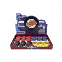 Teddies Auto Kinsmart VW Classical Beetle kov/plast 13cm na zpětné natažení 4 barvy 12ks v boxu