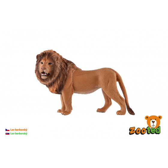 Lev berberský zooted plast 11cm 