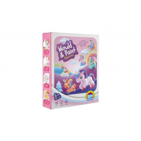 Teddies Kreativní sada výroba a malování jednorožce ze sádry s barvami s doplňky v krabici 18x22x5cm Teddies Kreativní sada výroba a malování jednorožce ze sádry s barvami s doplňky v krabici 18x22x5cm