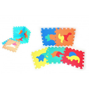 Wiky Penové puzzle Dinosaury 30x30cm 10ks v sáčku