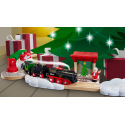 Brio Weihnachtszug-Set mit batteriebetriebener Dampflokomotive