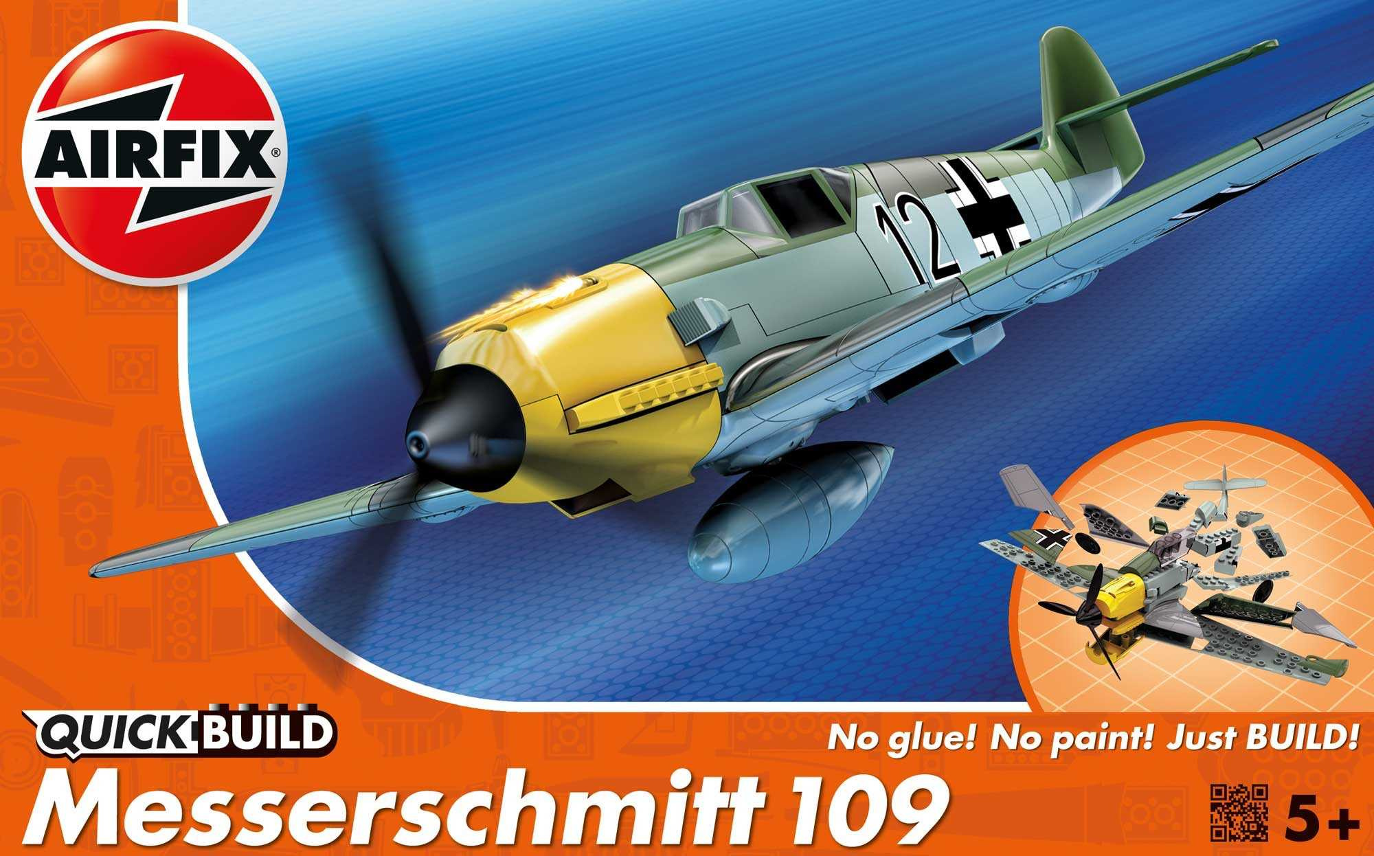 Airfix Quick Build letadlo J6001 Messerschmitt 109