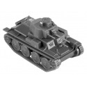 Zvezda Wargames (WWII) tank 6130 - German Light Tank PZ.KPFW.38 (T) (1:100)