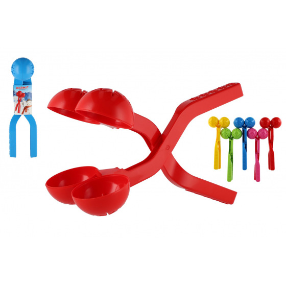 Teddies Schneeballformer Duo Kunststoff 16x38cm 5 Farben 24m+