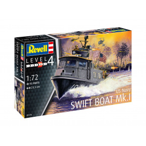 Revell Plastic ModelKit statek 05176 - US Navy SWIFT BOAT Mk.I (1:72)