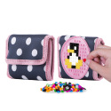 PIXIE CREW peněženka modrá s bílým puntíkem