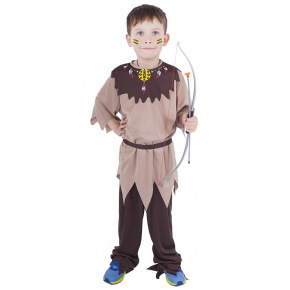 Rappa Dětský kostým Indián s páskem (M)