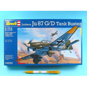 Revell Plastic ModelKit letadlo 04692 - Junkers Ju87 G/D Tank Buster (1:72)