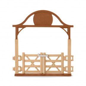 Schleich 42434 ohrada pro koně se vstupní branou
