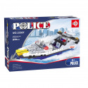 Rappa Kompatibilní stavebnice BLOXO policie loď 195 ks