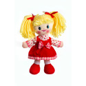 Teddies Puppe Lucinka Stoffpuppe Plüsch 30 cm singend auf Tschechisch auf Karte