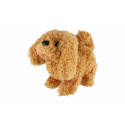 Teddies Pes chodící štěkající plyš/plast 18cm na baterie 4 druhy