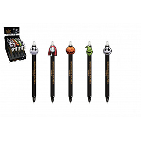 Tužka/pero gumovací Nightmare before Christmas 15cm 5 druhů