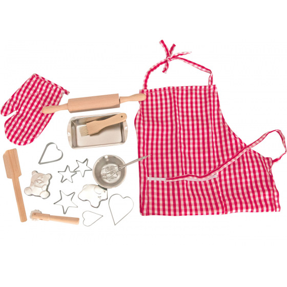Woody Pečící kuchyňská sada s tvořítky a zástěrou