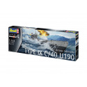 Revell Plastic ModelKit ponorka 05167 - German Submarine Type IX C/40 (U190) (1:144)