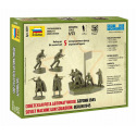 Zvezda Wargames (WWII) figurky 6269 - Soviet Machine Gun Sqad (1:72)