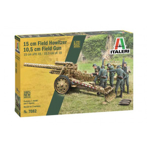Italeri Model Kit military 7082 - 15 cm Field Howitzer / 10,5 cm Field Gun (1:72)