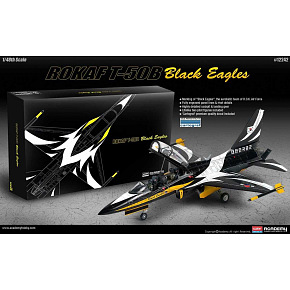 Modellbausatz Flugzeug 12242 - ROKAF T-50B "BLACK EAGLES" (1:48)