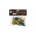 Teddies Zestaw żołnierze 100g plastikowy wzór CZ na karcie 18x19,5cm