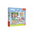 Trefl Puzzle 4v1 Bluey und seine Welt 28,5x20,5cm in einer Box 28x28x6cm
