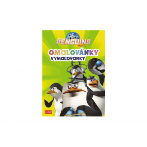 Omalovánky Tučňáci z Madagaskaru 20x27,5cm