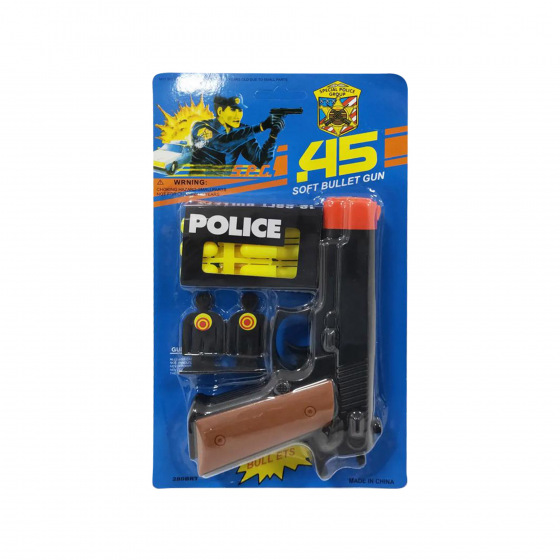 Rappa Polizeipistole mit Zielen und Munition