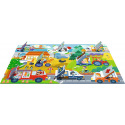 Trefl Puzzle s otvíracími okénky 36dílků - Dopravní prostředky